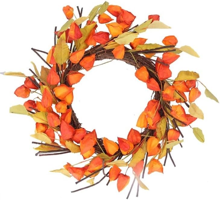 Gisela Graham Physalis Halloween Wreath